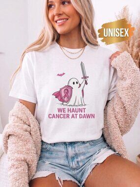 We Haunt Cancer at Dawn T-Shirt, Cancer Awareness Shirt